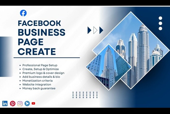 I will create a online platforms accounts Page with p...