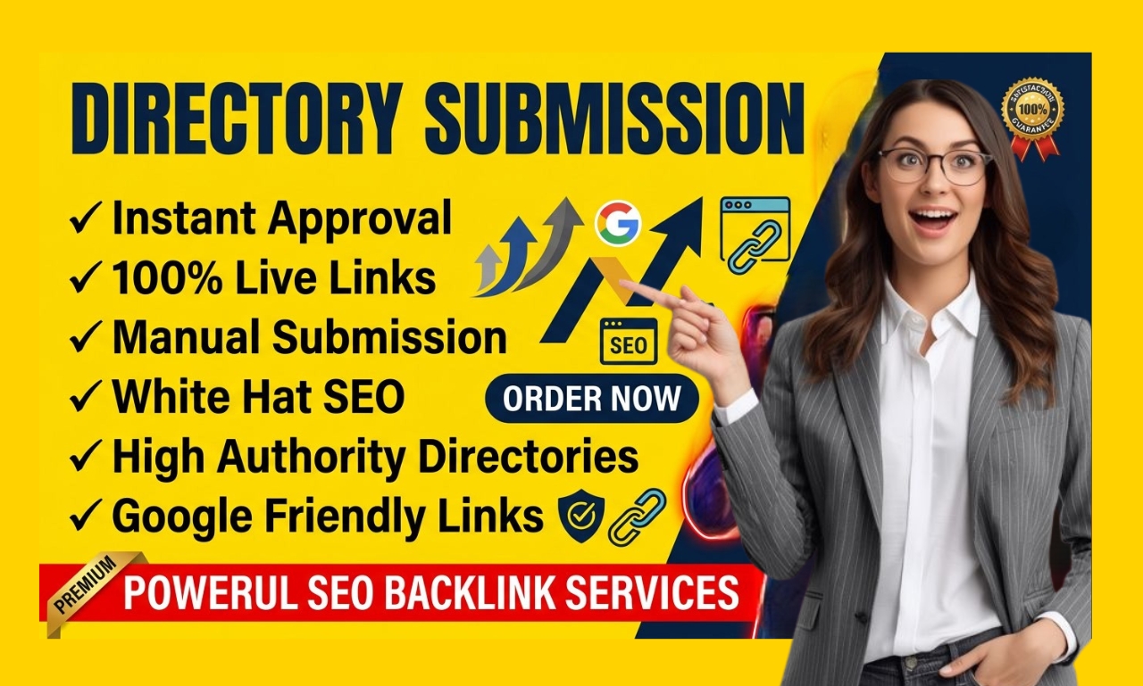 create 500 dofollow directory submission backlinks for SEO Google ranking