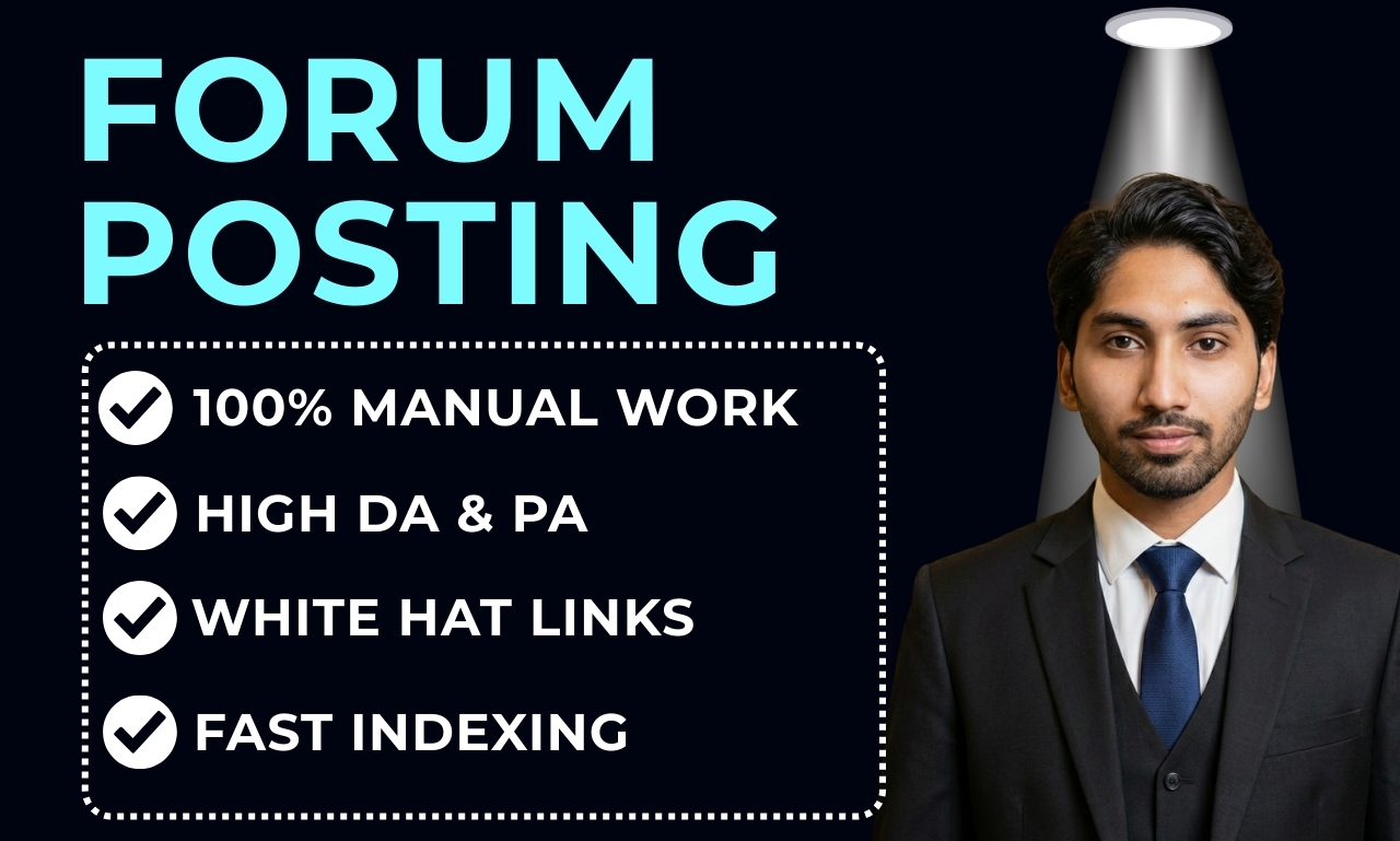 I will create powerful forum posting backlinks to boost website ranking