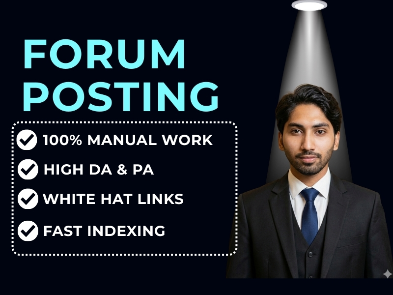 I will create powerful forum posting backlinks to boost website ranking