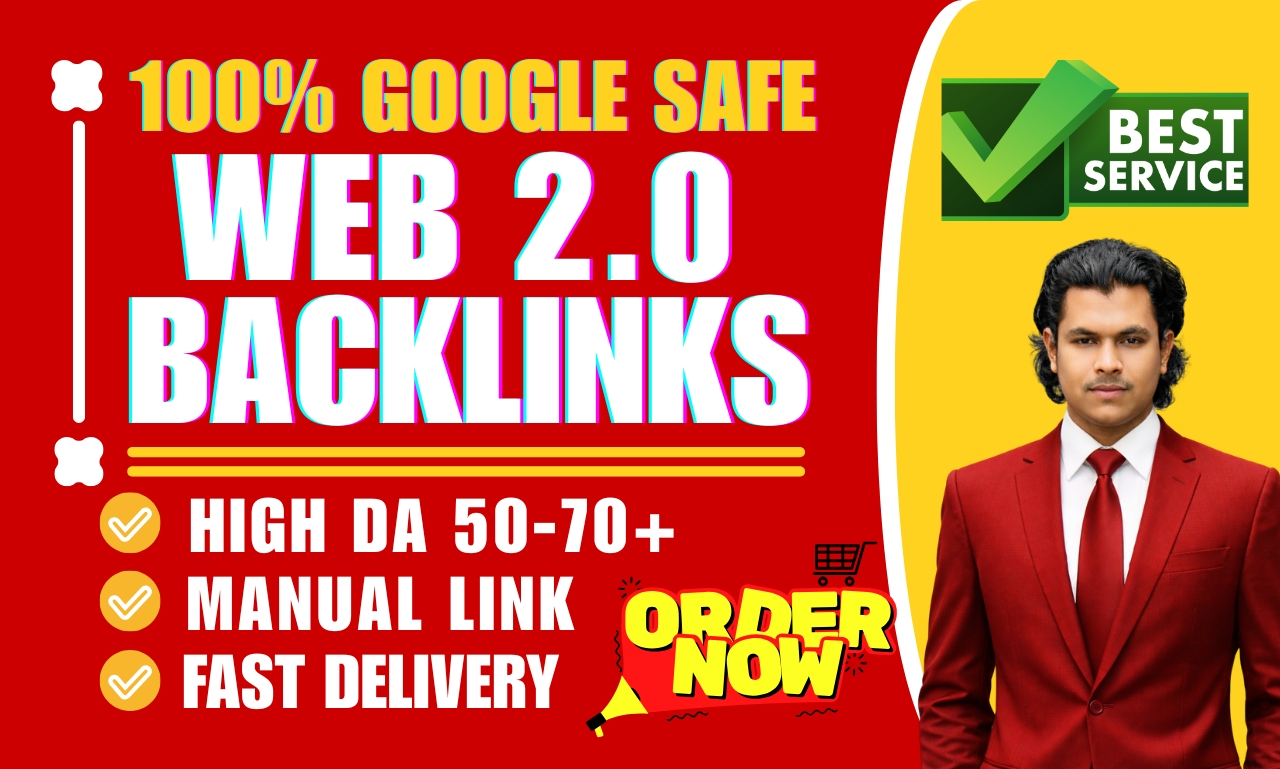 I will build 100 high authority Web 2.0 backlinks to boost your Google rankings