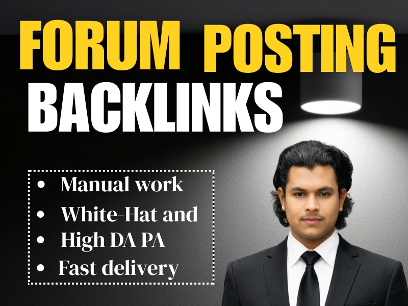 I will provide you 60 forum posting backlinks