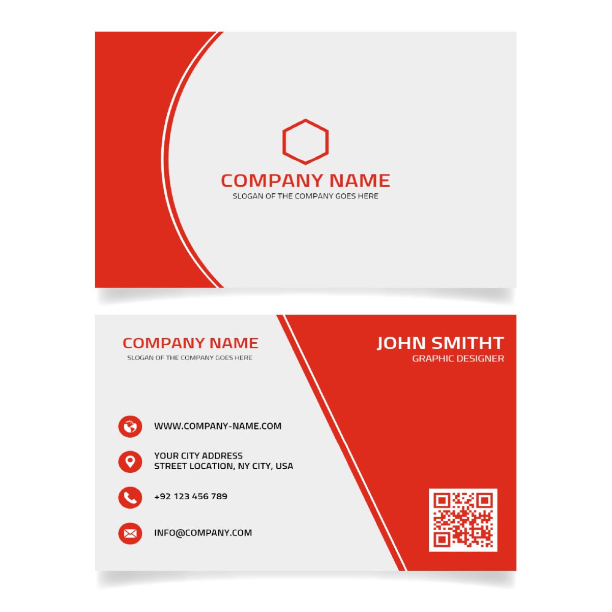 I will design a professional and business card
