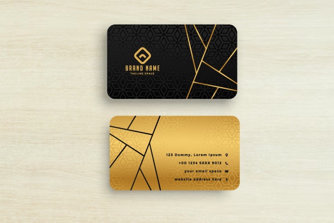 I will design a professional and business card