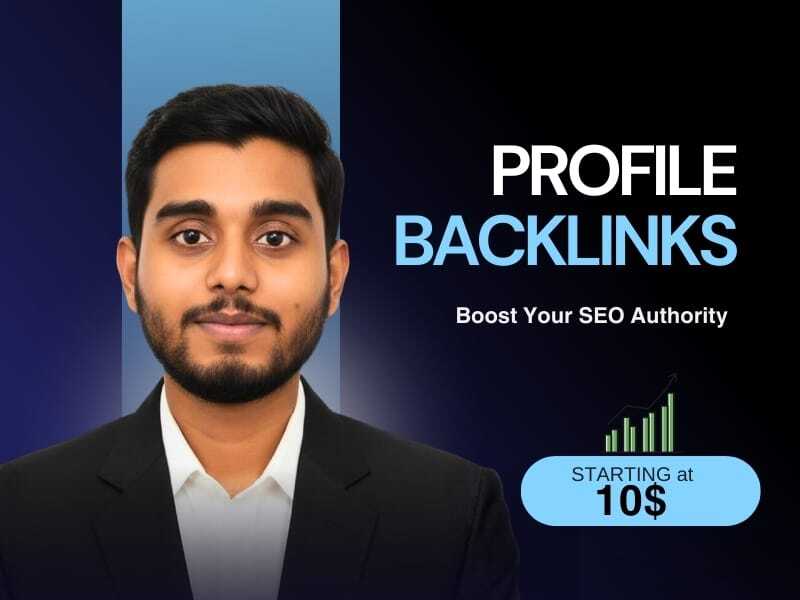I will build manually 100+ high quality profile backlinks on ranking your brand