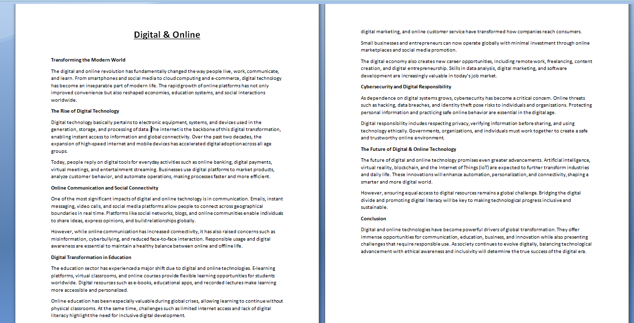 I will write professional articles and blog posts for any niche