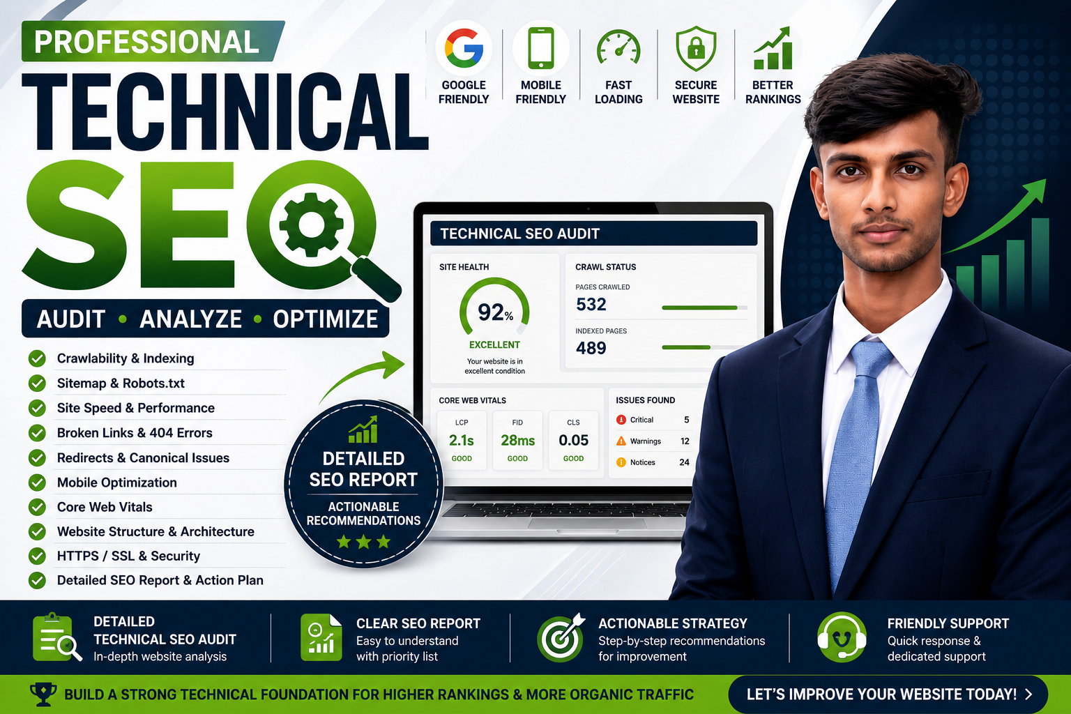 I Will Audit and Fix Technical SEO Issues for Better Google Visibility
