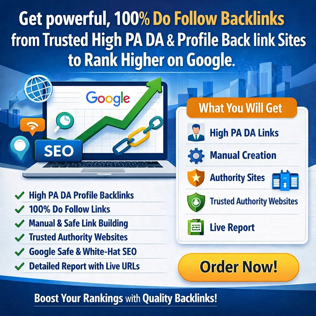 Get powerful, 100 do follow backlinks from trusted h...