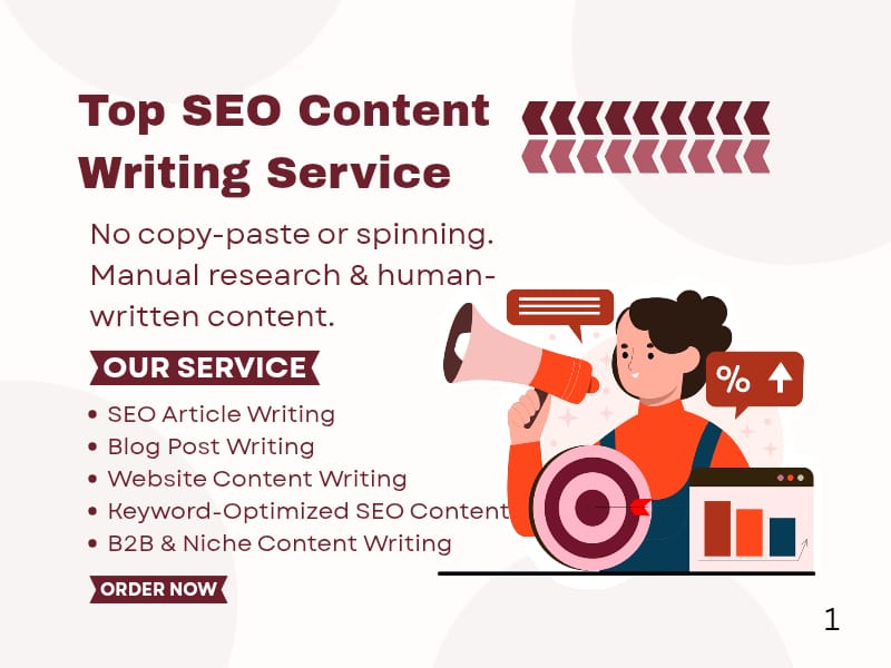 Top SEO Content Writing Service 1000+ Words