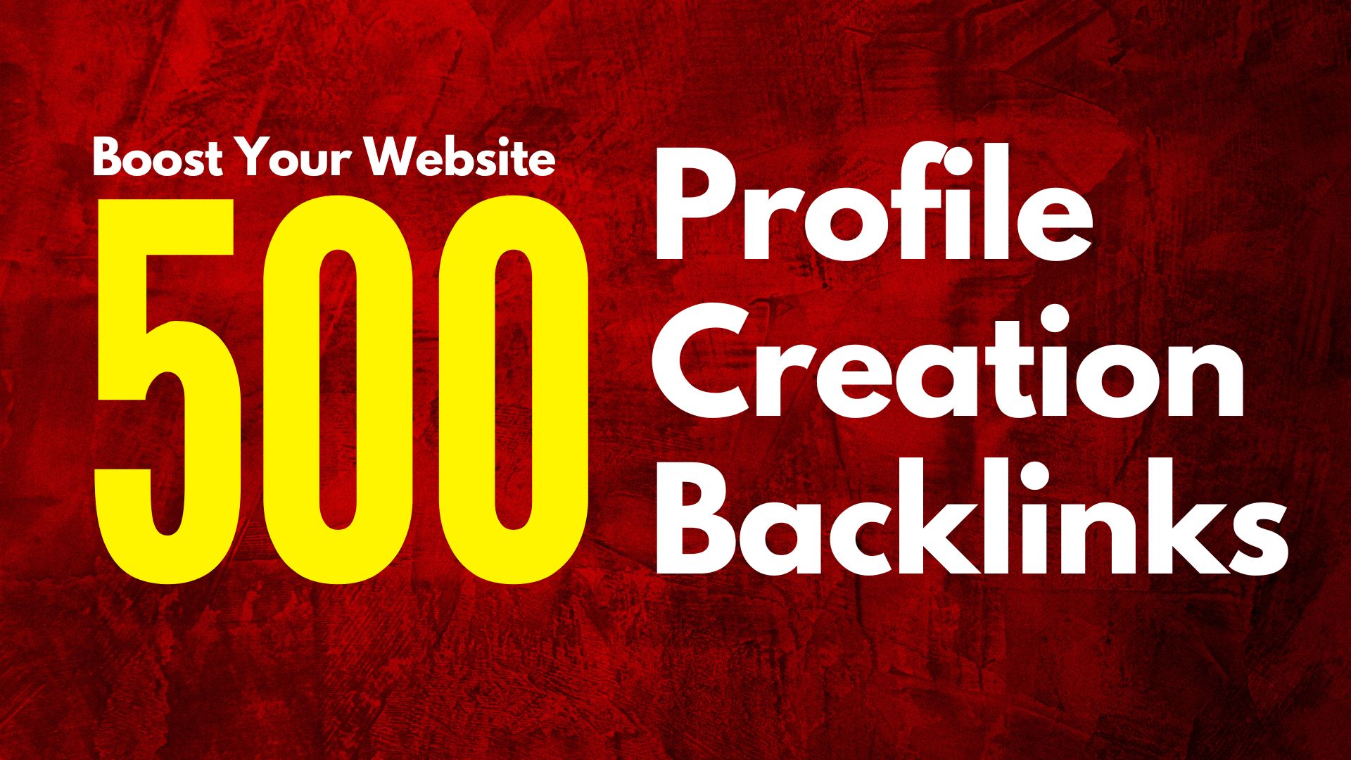 Build 500 Manual Profile Backlinks to Boost Google Ra...