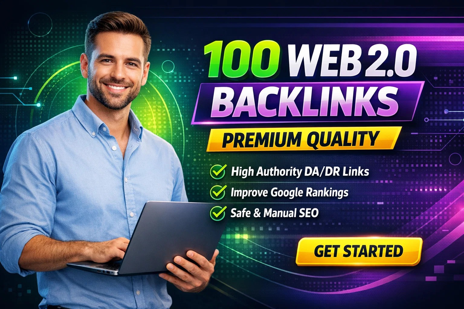 I Will Create Manually 100 High Quality Web 2.0 Backl...