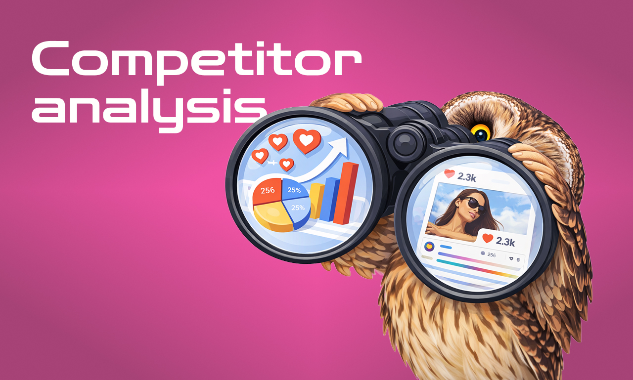 I will conduct a full social media competitor analysis 