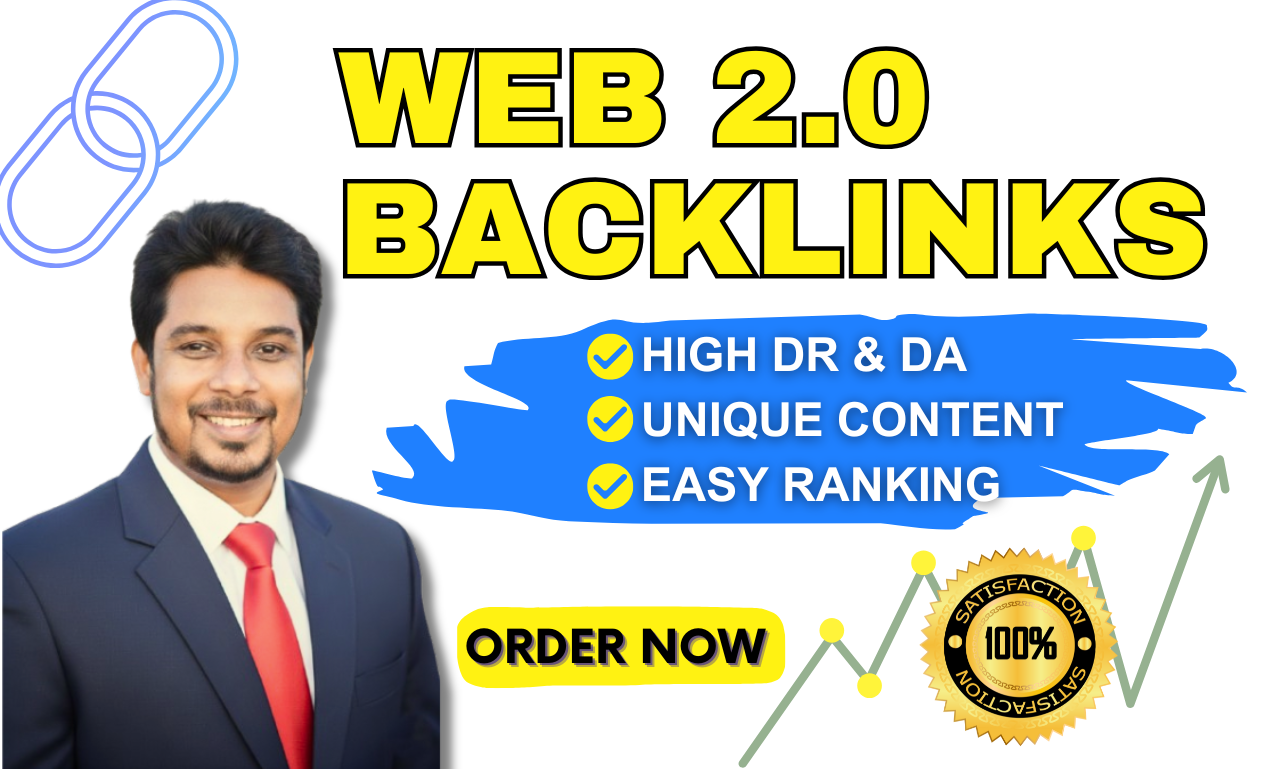 I will do manual Web 2.0 backlink creation for top Go...