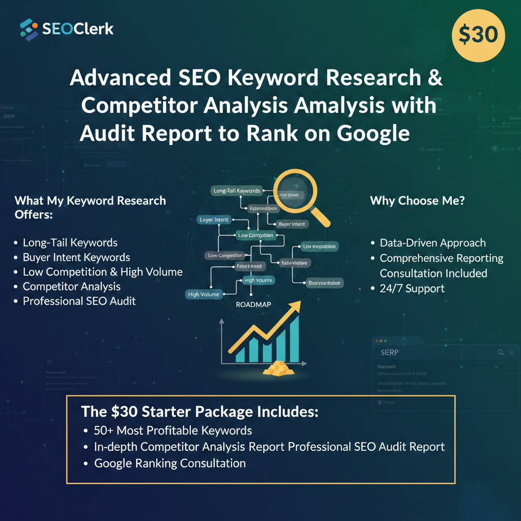 Advanced SEO Keyword Research & Competitor Analys...