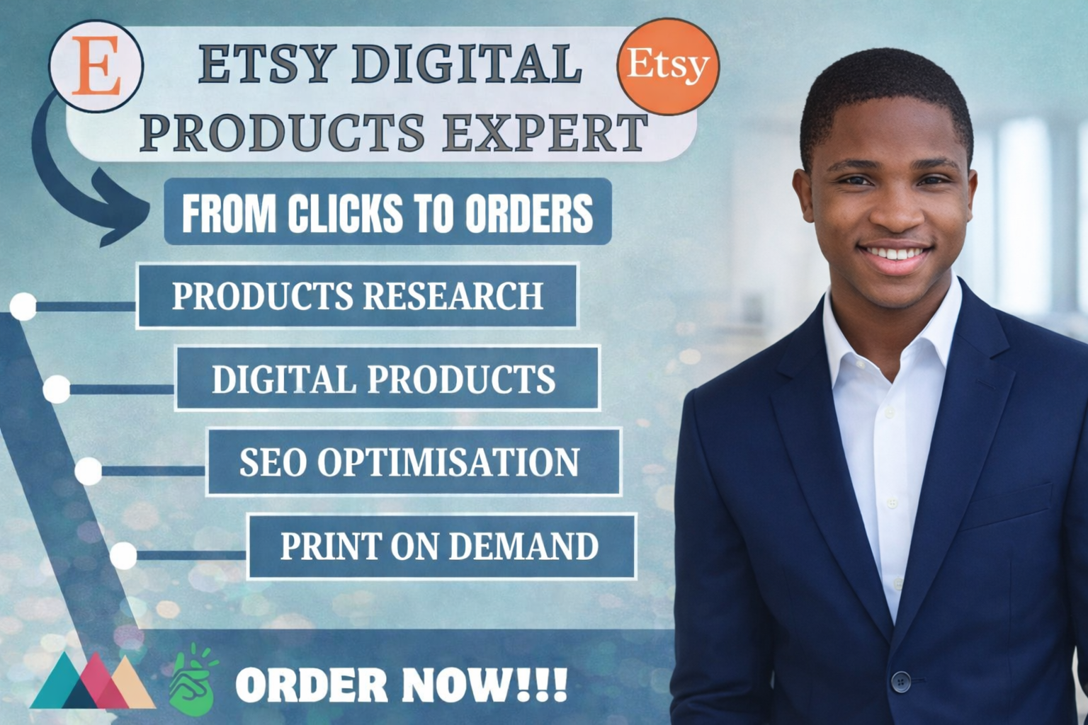 I will design profitable Etsy digital products and optimize your Etsy shop with SEO