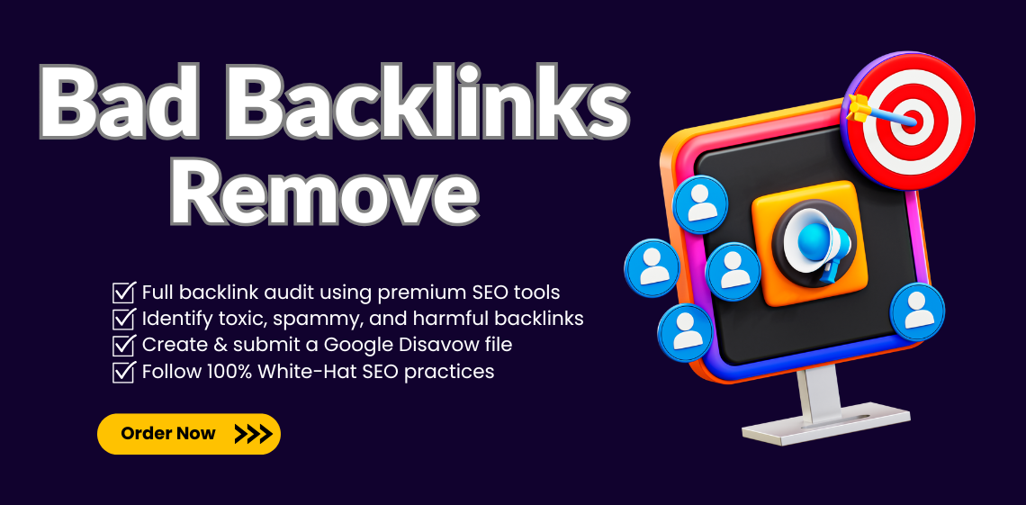 I Will Remove Bad Backlinks & Clean Toxic Links to Boost Your SEO
