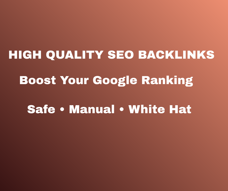 I will provide high quality SEO backlinks for your website