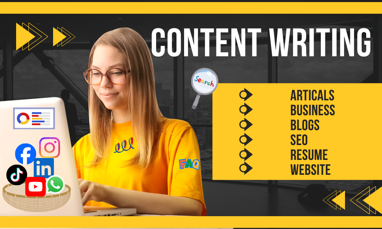 I will provide Professional Content Writing Service w...