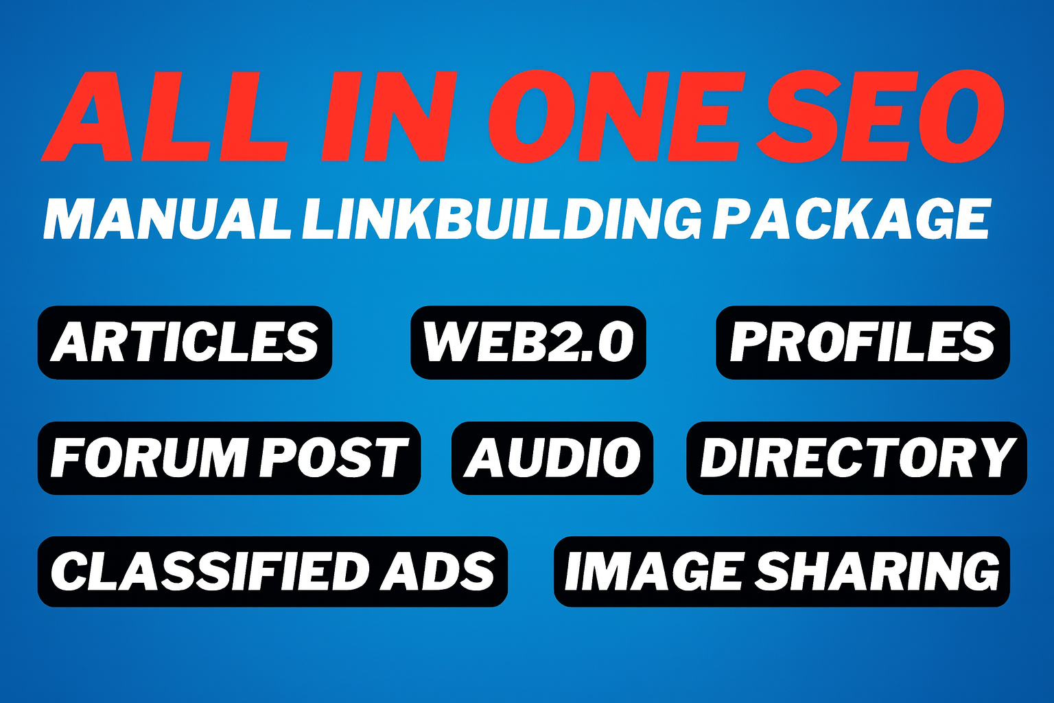 All In One Manual SEO Link Building &ndash; 200 High Quality Backlinks for Higher Rankings