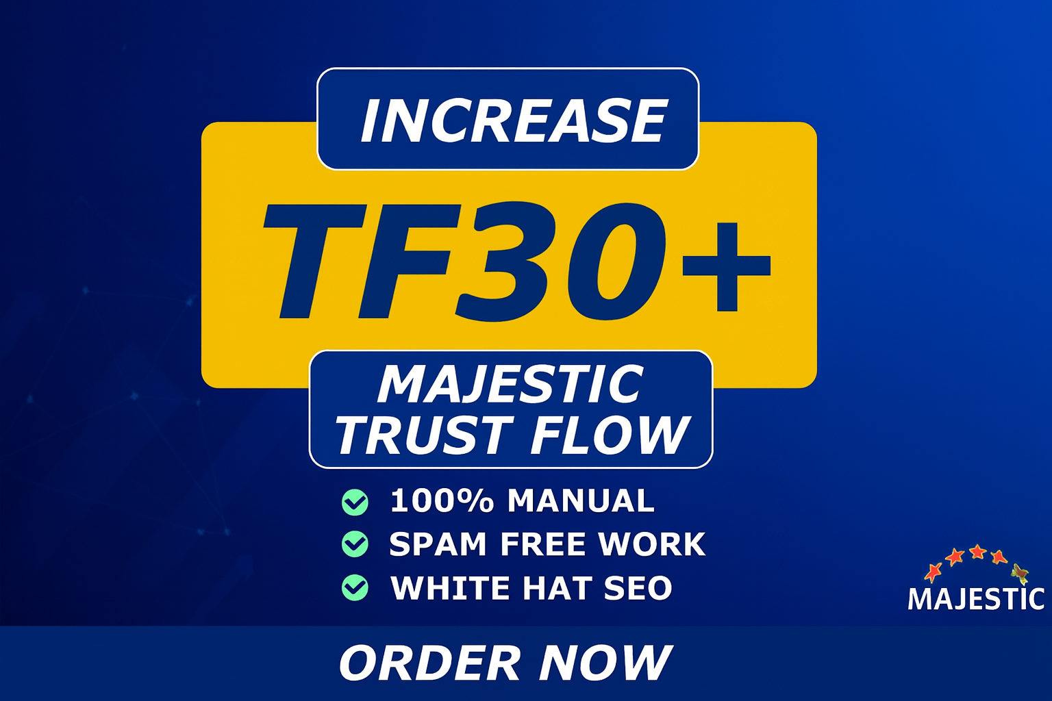 Increase Majstic Trust Fw TF 30+Boost Your Domain Aut...