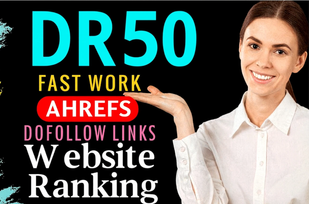 I will increase DR 50 plus in 7 days with high Author...