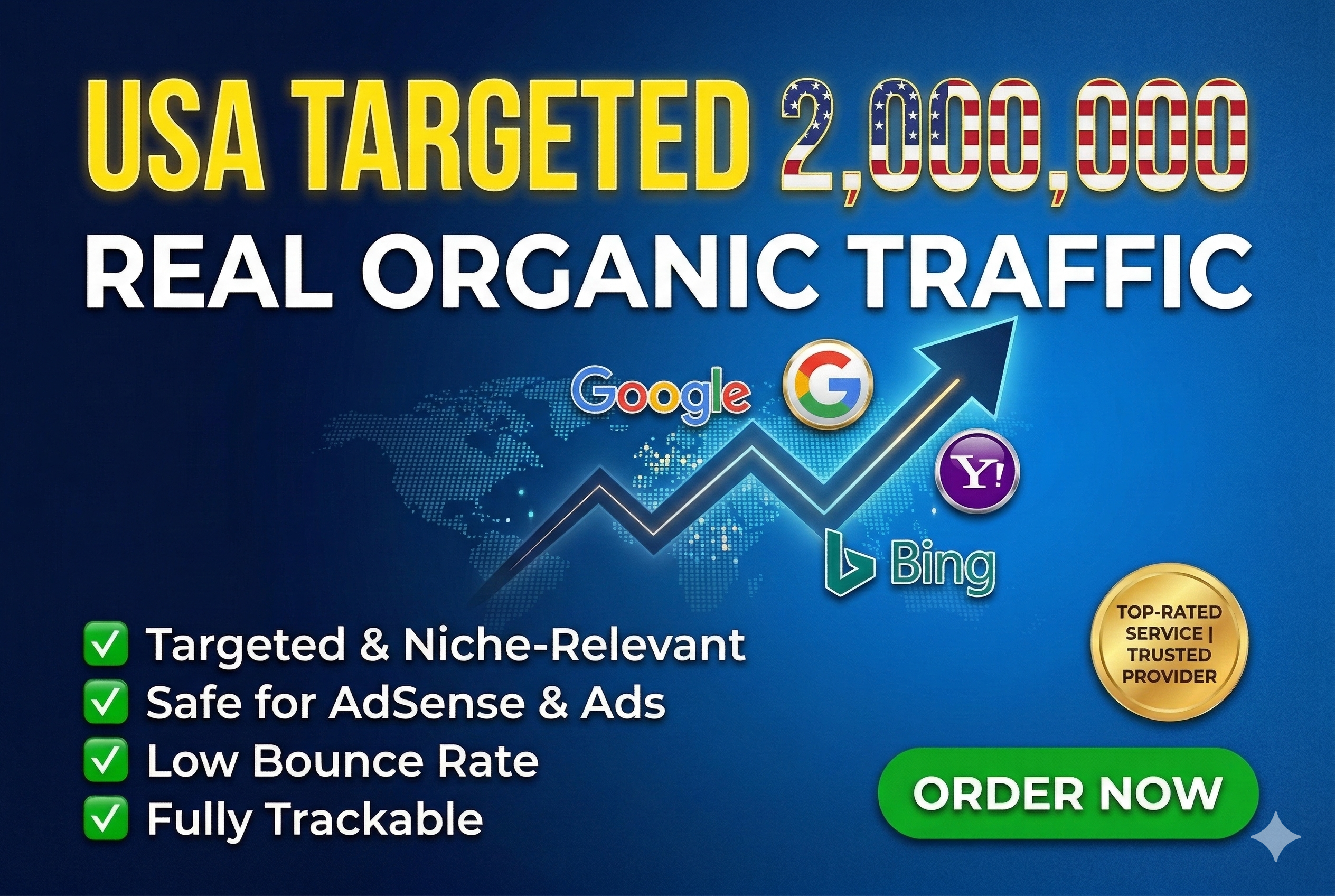I will drive 2,000,000 USA Targeted Real Organic Webs...