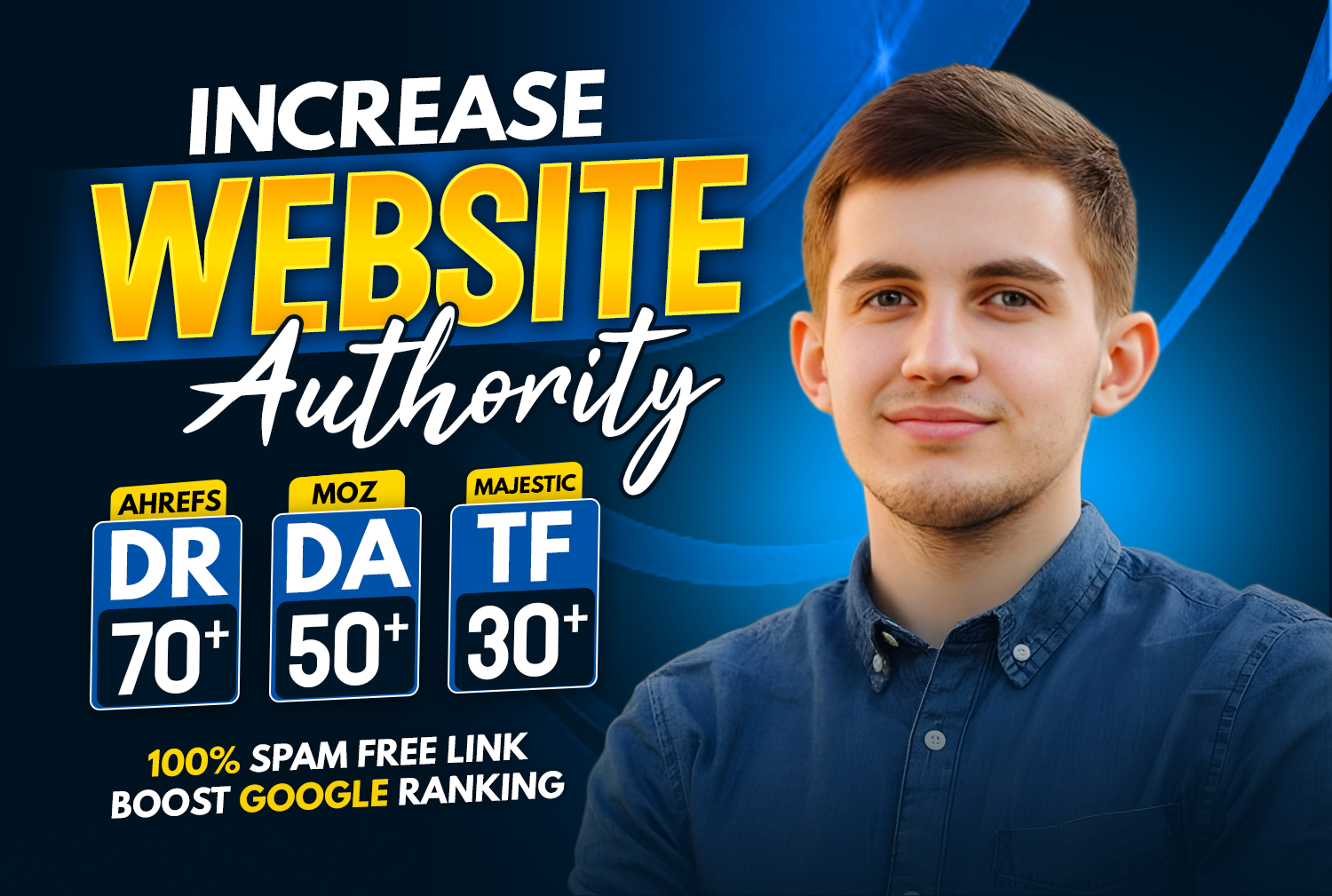 I will increase domain rating ahrefs DR domain author...