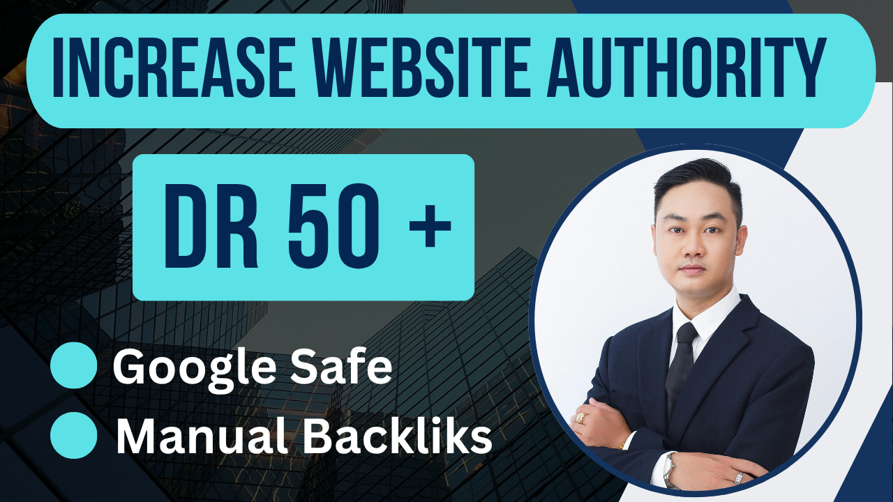 I will increase your website authority with DR 50+ hi...