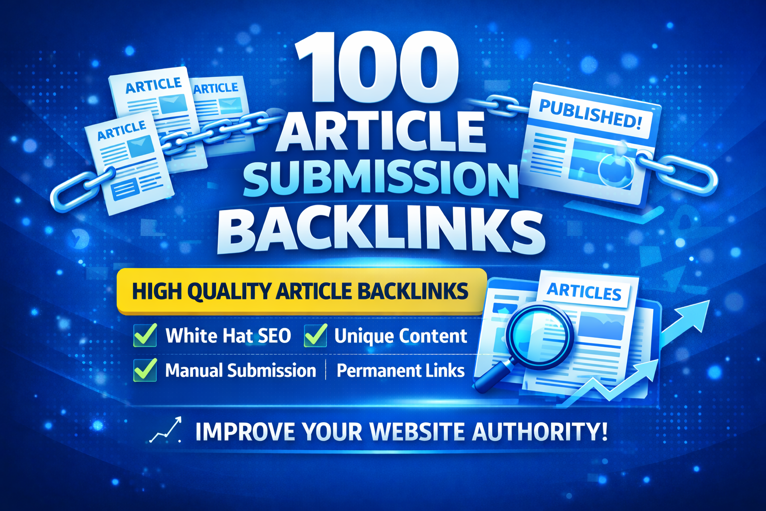 I will submit your article to high-quality niche rele...