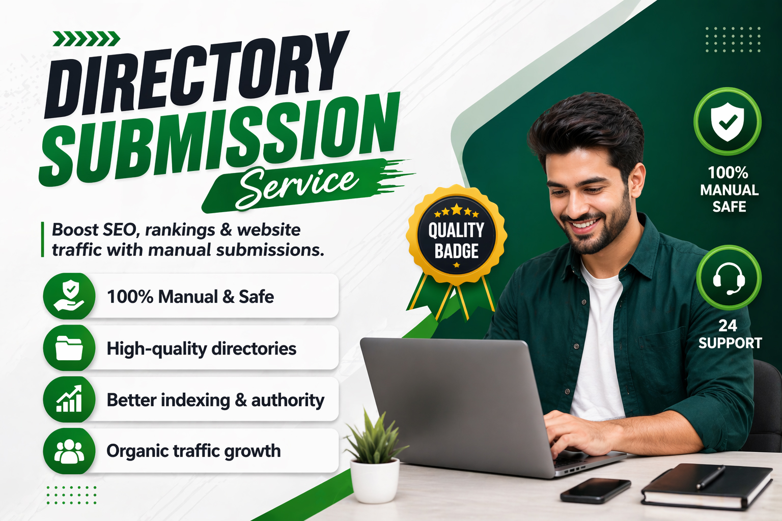 Premium 250 Directory Submission Service for SEO, Tr...