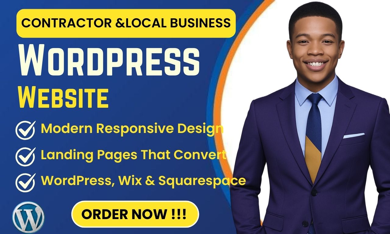 I will build a modern construction or contractor webs...