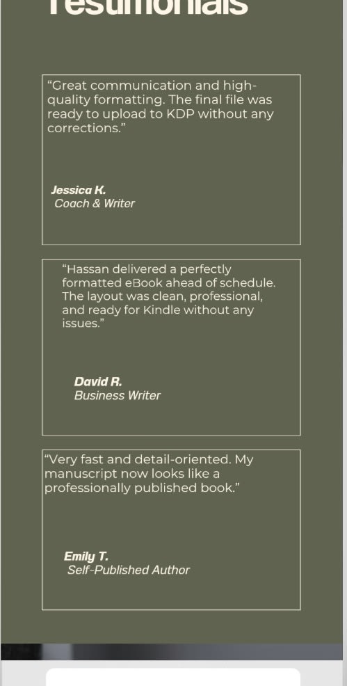 I will convert your messy manuscript into professional looking,publish ready,clean book.