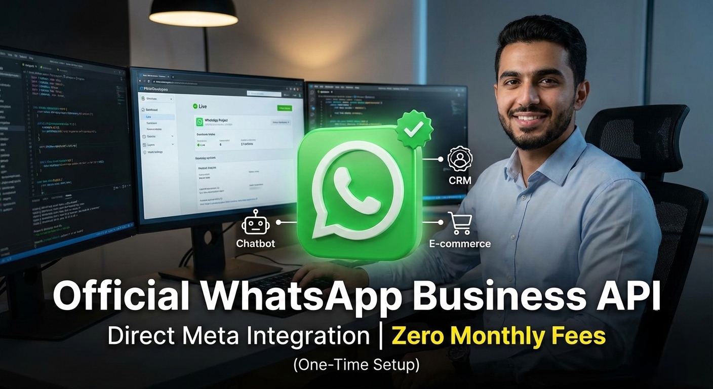 Official WhatsApp Business API Setup & Integration (One-Time Setup) ​ 