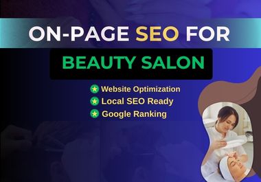 I will optimize your beauty salon website for google ranking