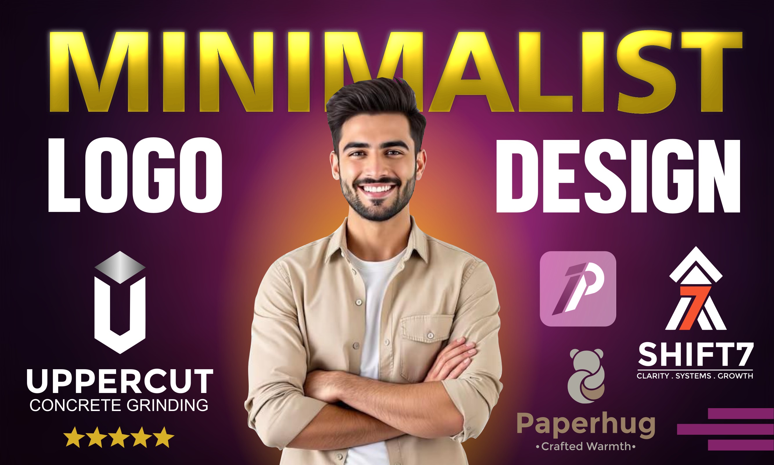 I will design a unique, professional minimalist logo for your brand identity