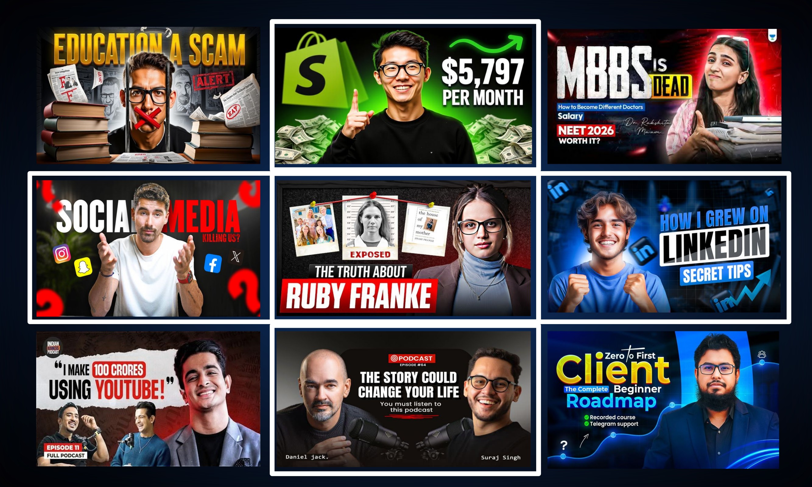 I Will Design Professional YouTube Thumbnail That Increases Clicks and Engagement