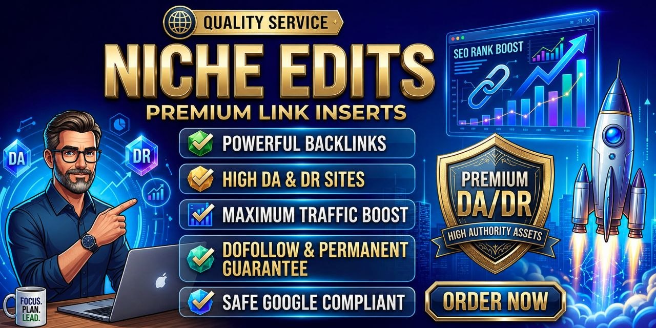 Premium 5 Niche Edit Link Insertions To Increase Organic Traffic