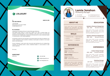 I will create your CV,Resume and LetterHead template 