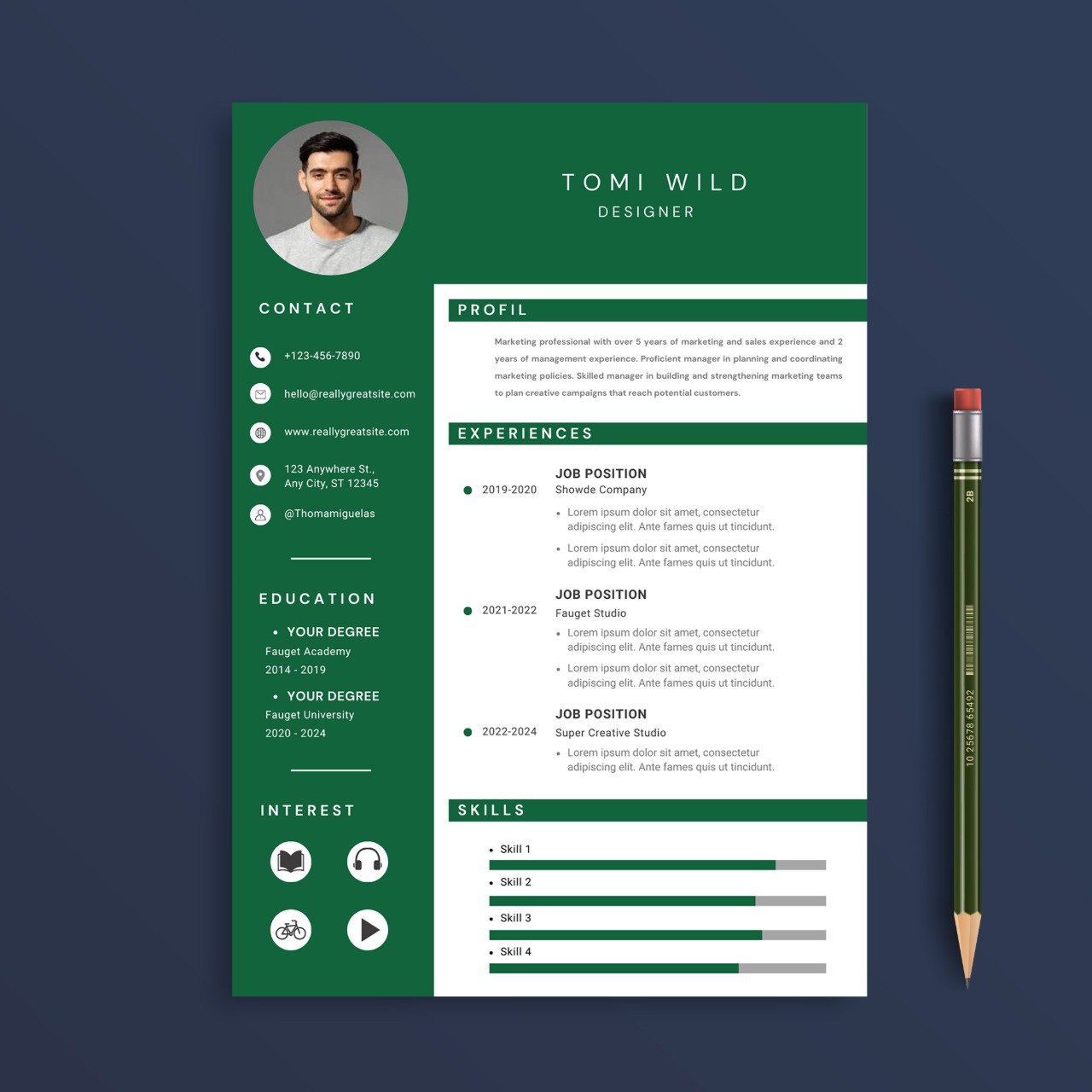 I will create your CV, Resume and LetterHead template