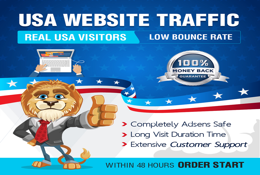 45,000+ unique USA traffic to your website, blog, o...