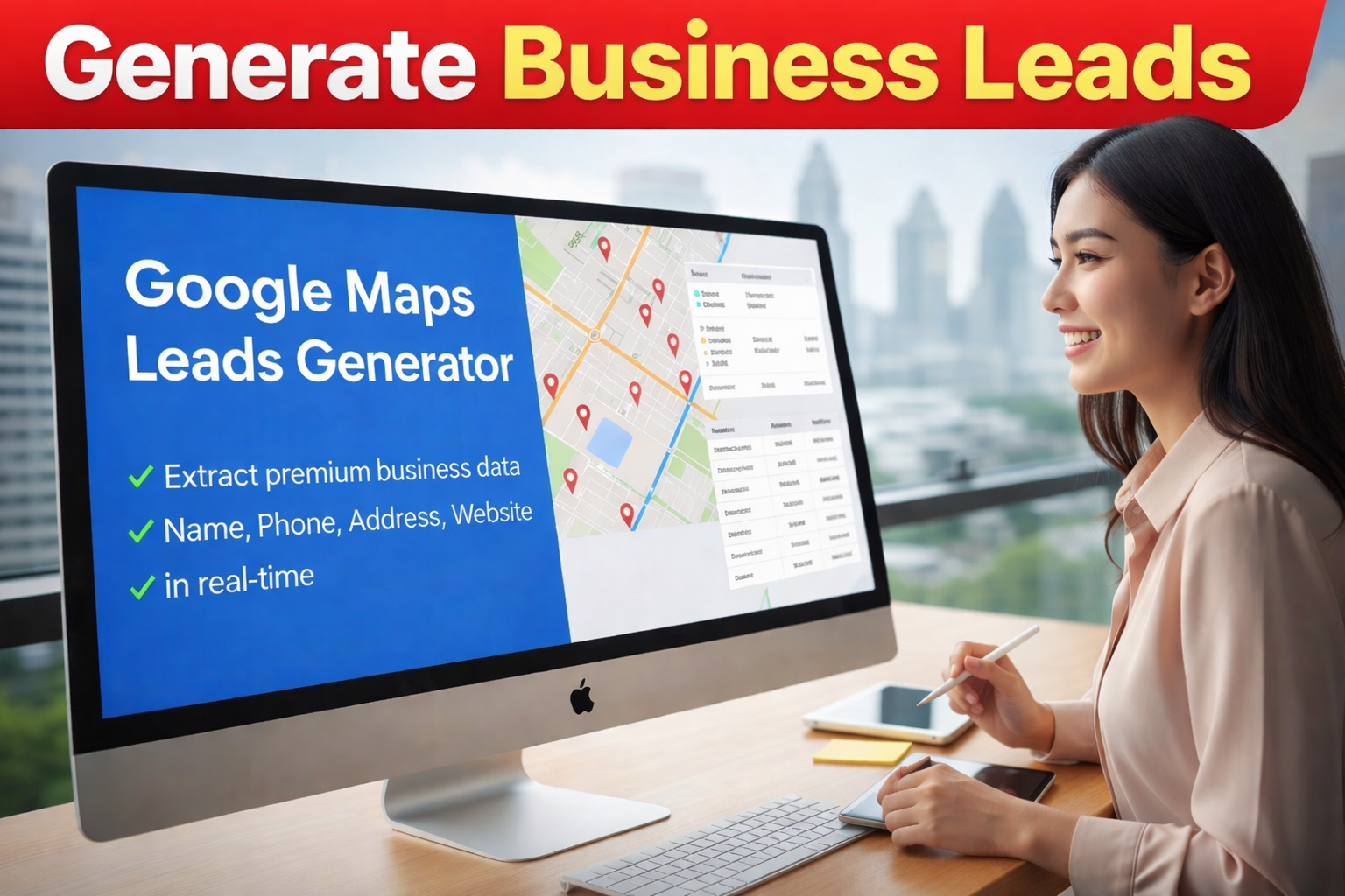 Google Maps Leads Scraper &ndash; Extract Business Name Phone Address Website Export to Excel