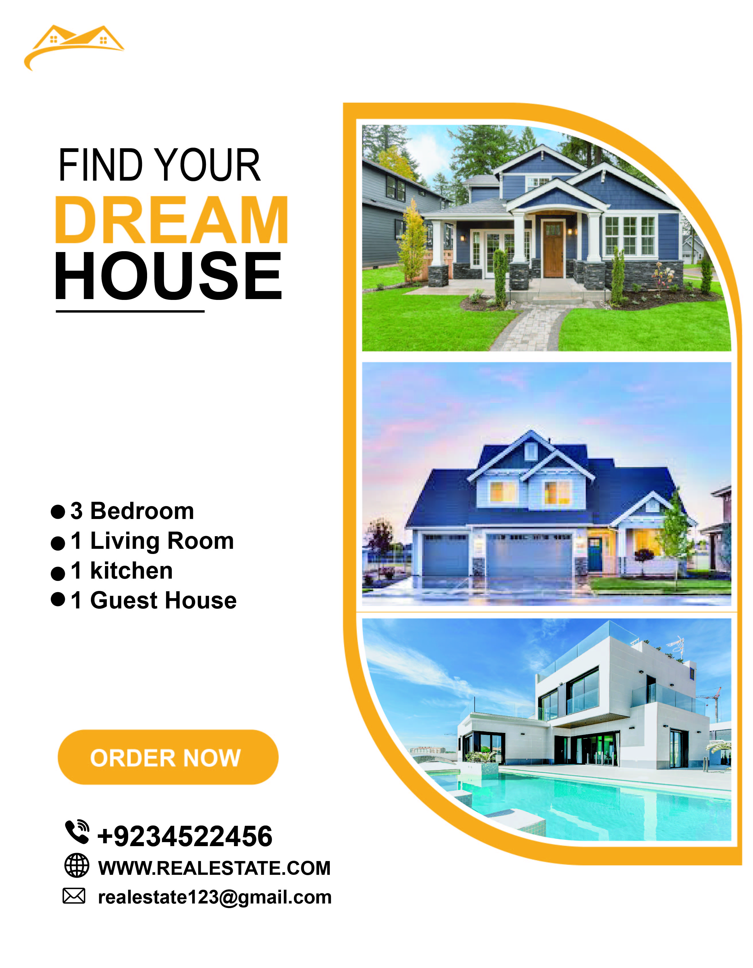 I will create professional luxury real estate flyers.