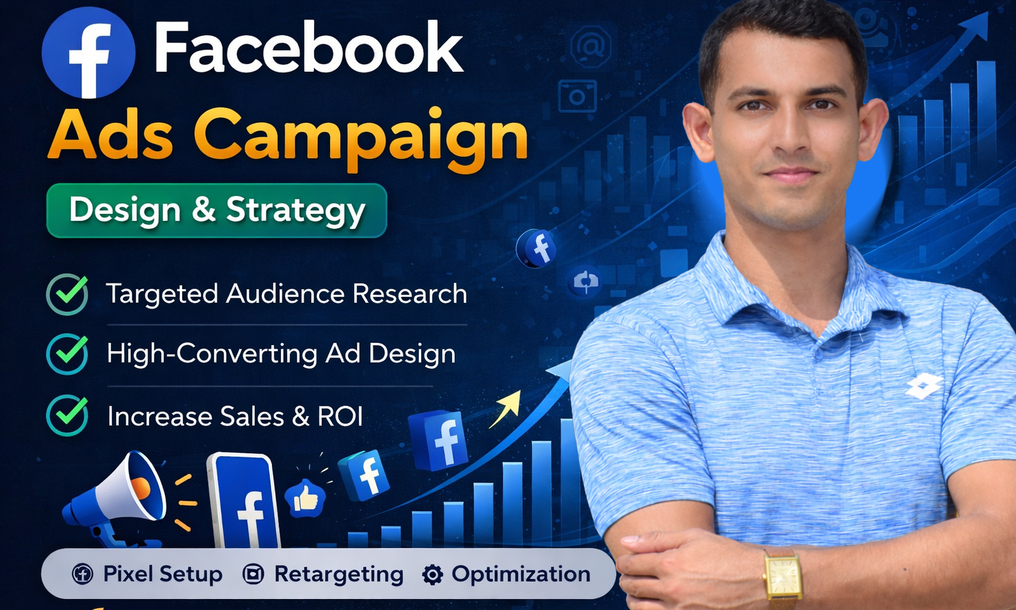 I will run facebook ads to generate leads and sales