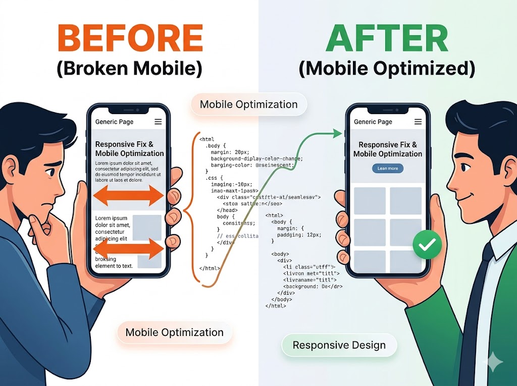 Responsive Fix & Mobile Optimization
