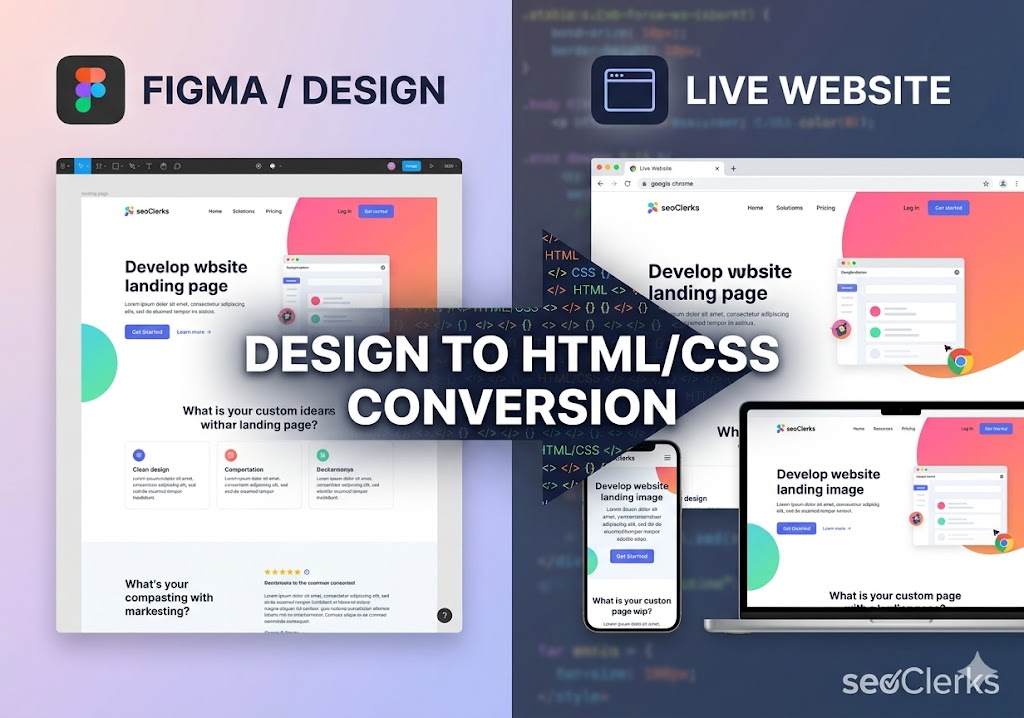 I will convert your PSD, Figma, or AI design into a...