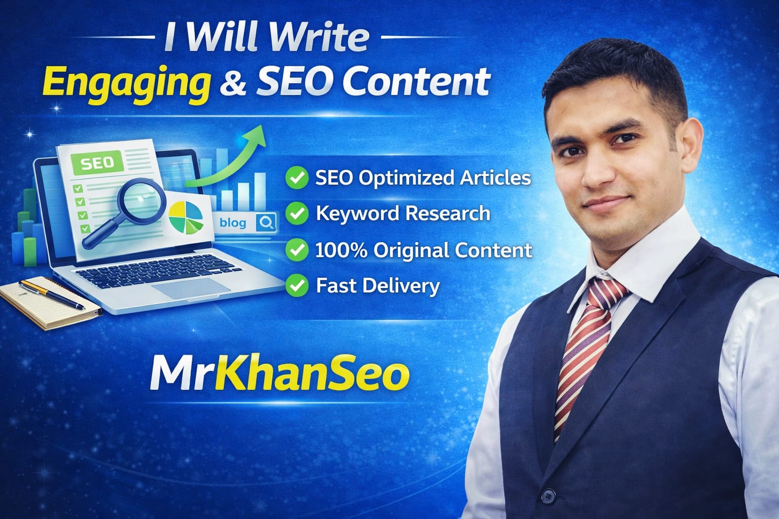 I will write SEO optimized content that ranks and con...