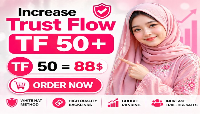 increase trust flow TF 50 in 5 days