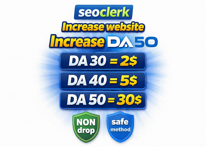 Increase domain authority DA 70 MOZ
