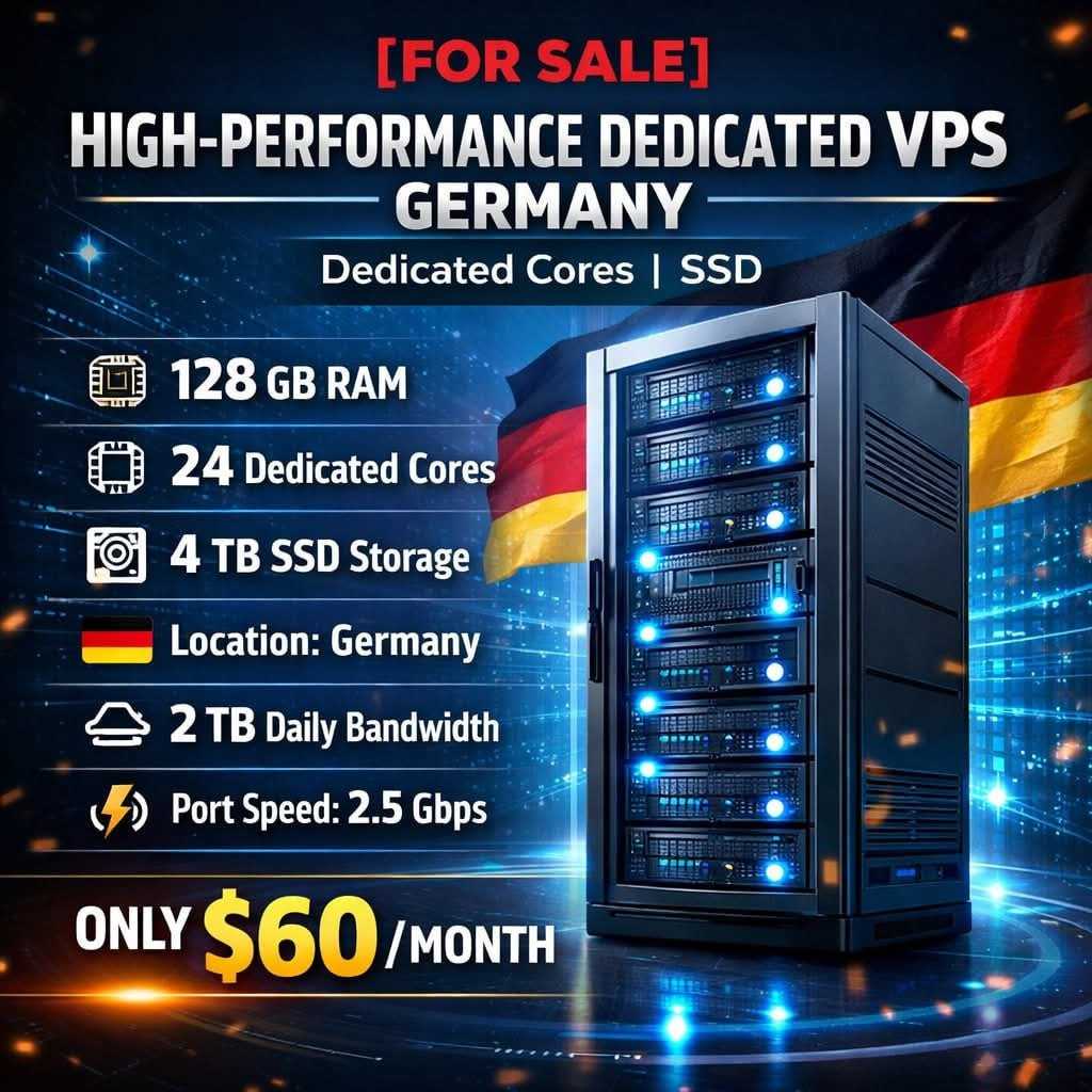 [FOR SALE] High-Performance Dedicated VPS
