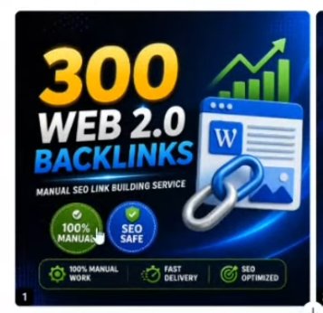 I will build 300 manualy created web 2.0 backlinks fo...